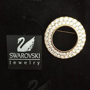 Swarovski vintage pin